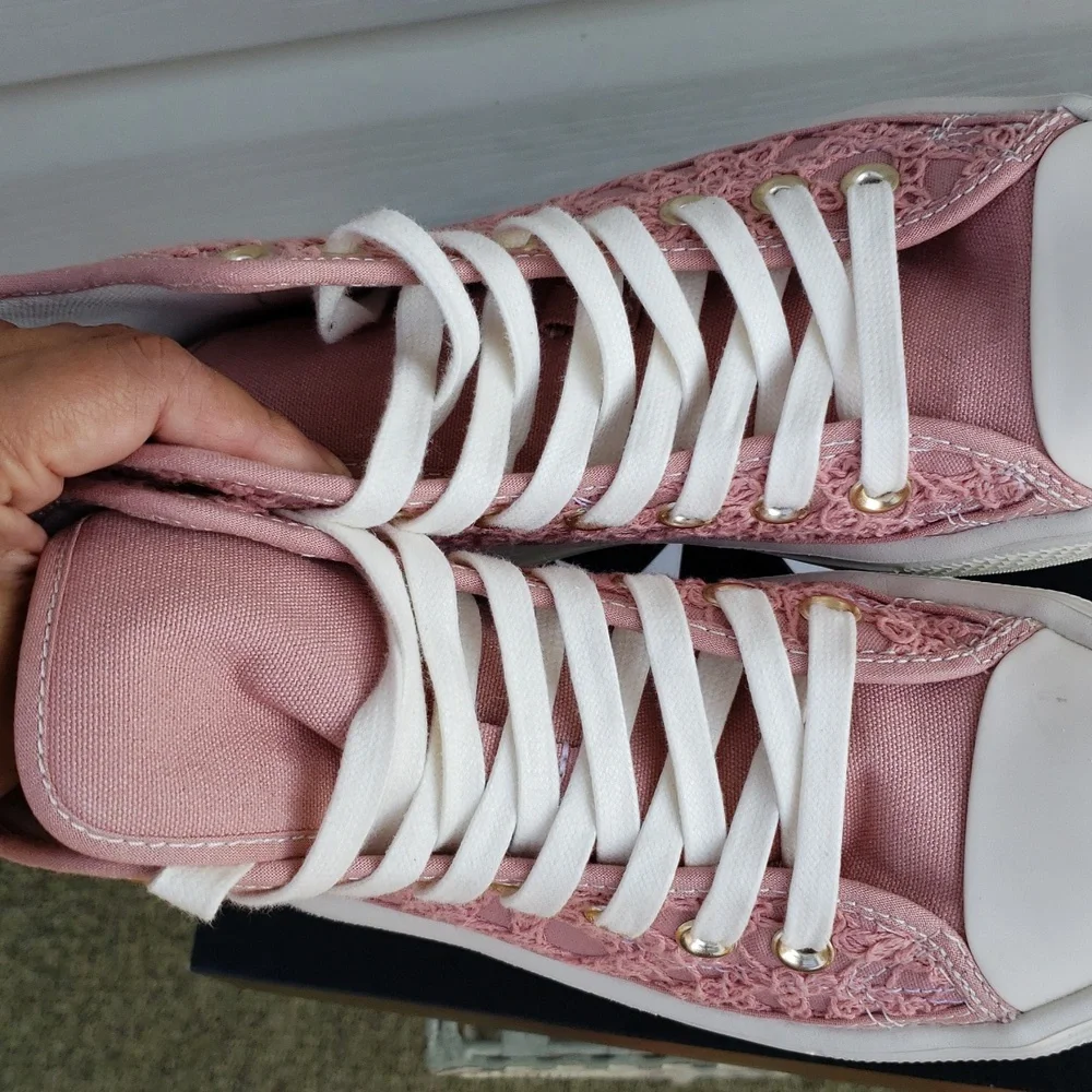 Converse Canvas CTAS Move Platform Daisy Cord Sneakers Size 5.5 Retro Streetwear